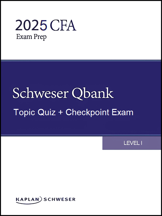 Kaplan Schweser 2025 CFA Level 1 QBank